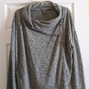 Eddie Bauer Seven Days Seven Ways convertible sweater heathered olive XL
